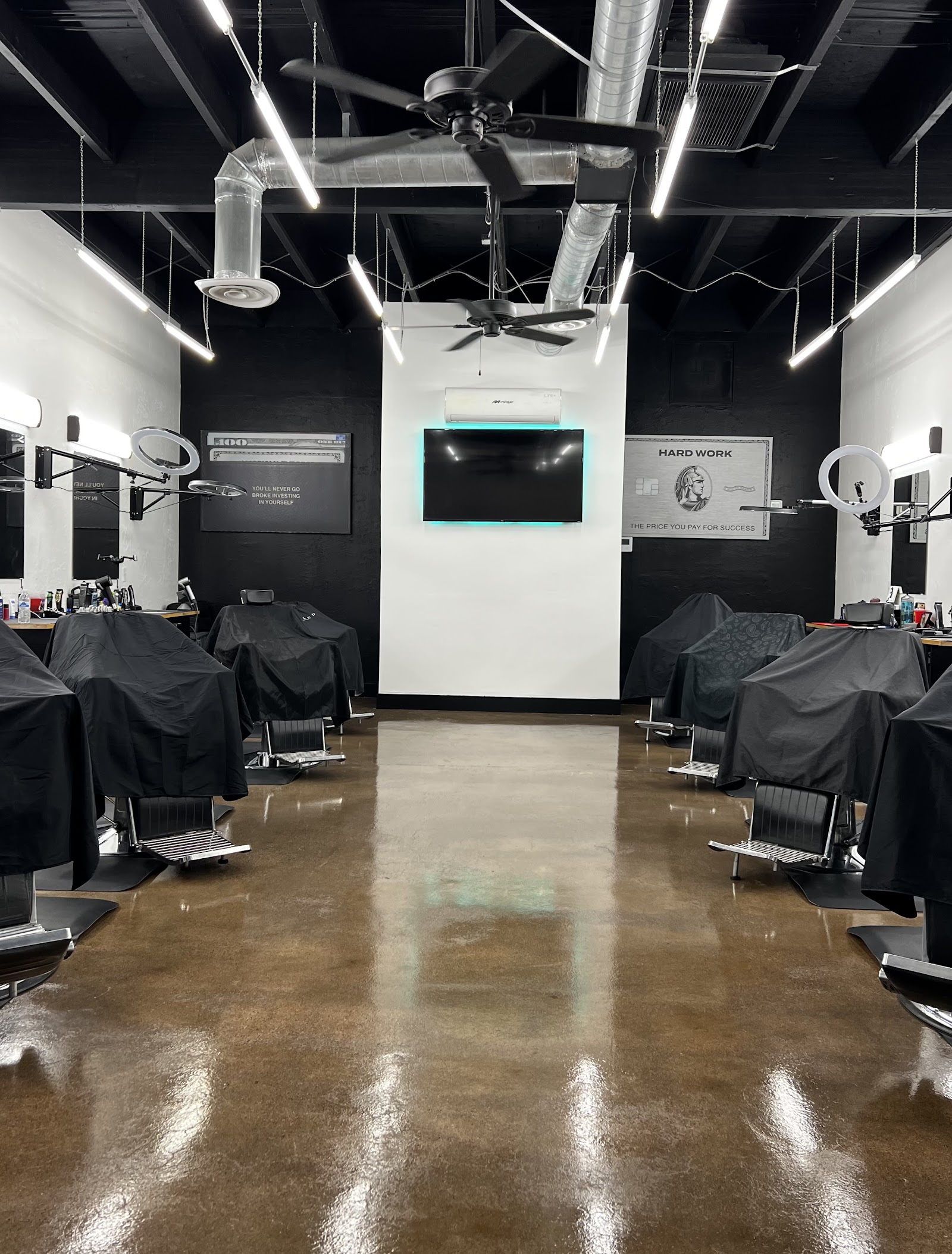 Inside 1UP Barbershop in Phoenix